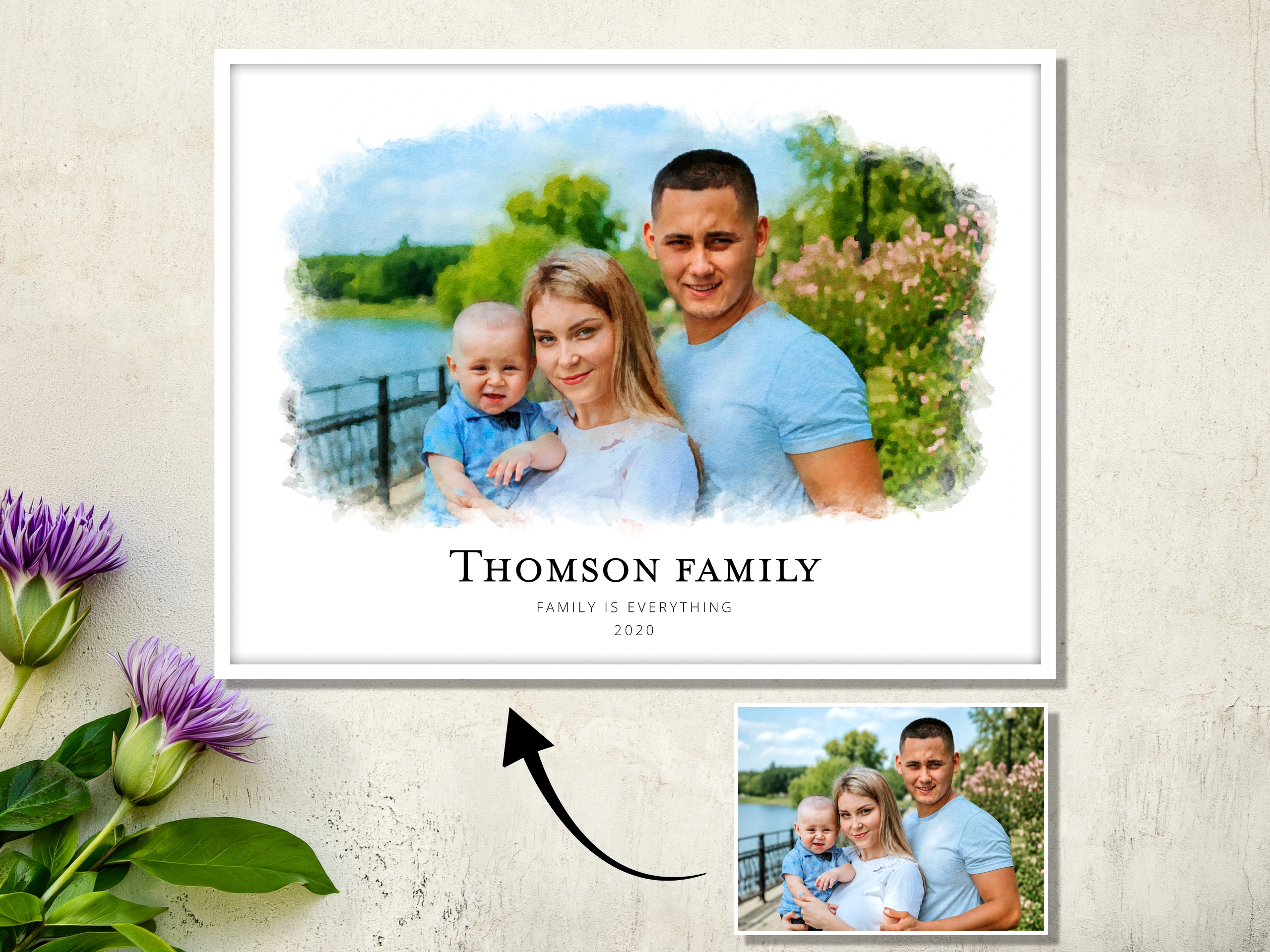 Personalized Family Portrait